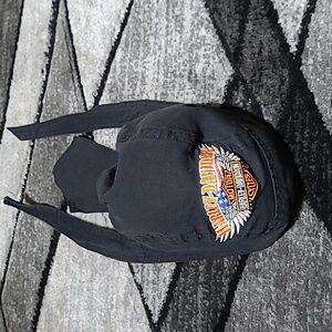HARLEY DAVIDSON EMBROIDERED BAR & SHIELD LOGO HEADWRAP CAP PRICE FIRM